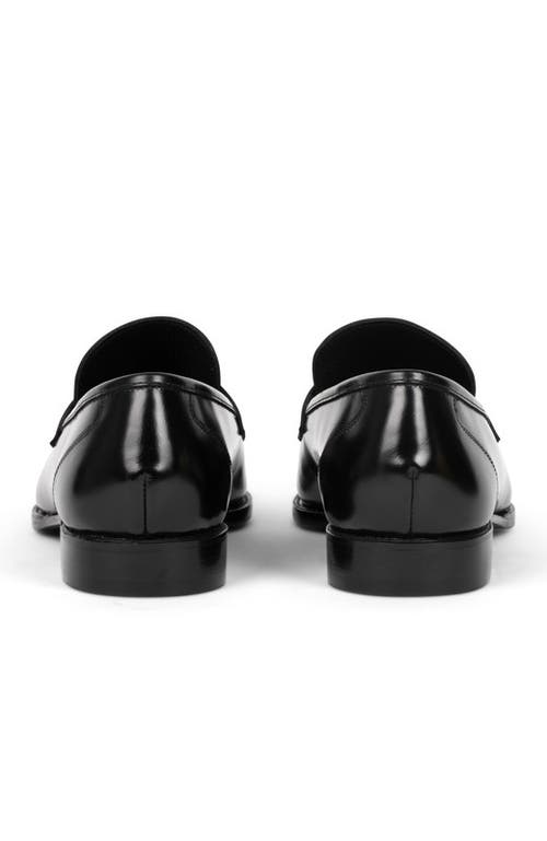 Anthony Veer Belmont Penny Loafer In Onyx Shine Black