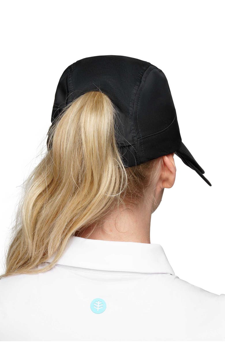 Coolibar Women's Convertible Visor - UPF 50+ Sun Protection - Olivia, Alternate, color, Black