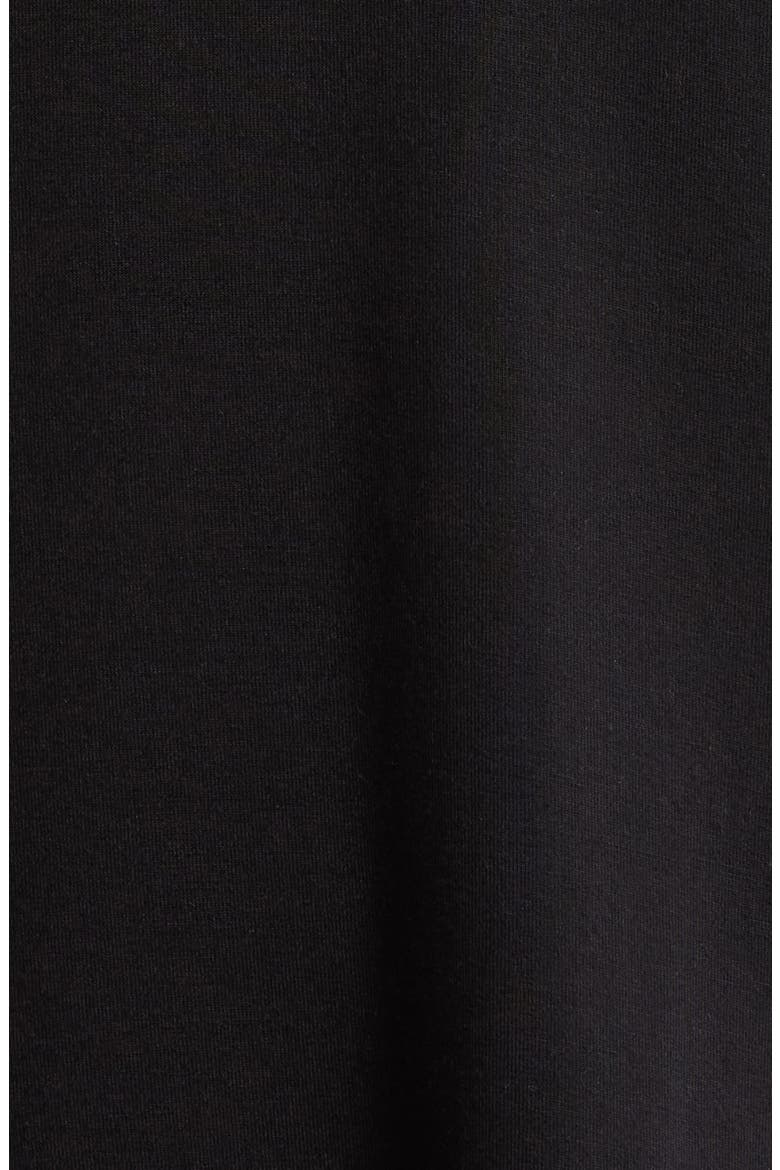 Moonlight Eco Lace Trim Nightshirt, Alternate, color, BLACK