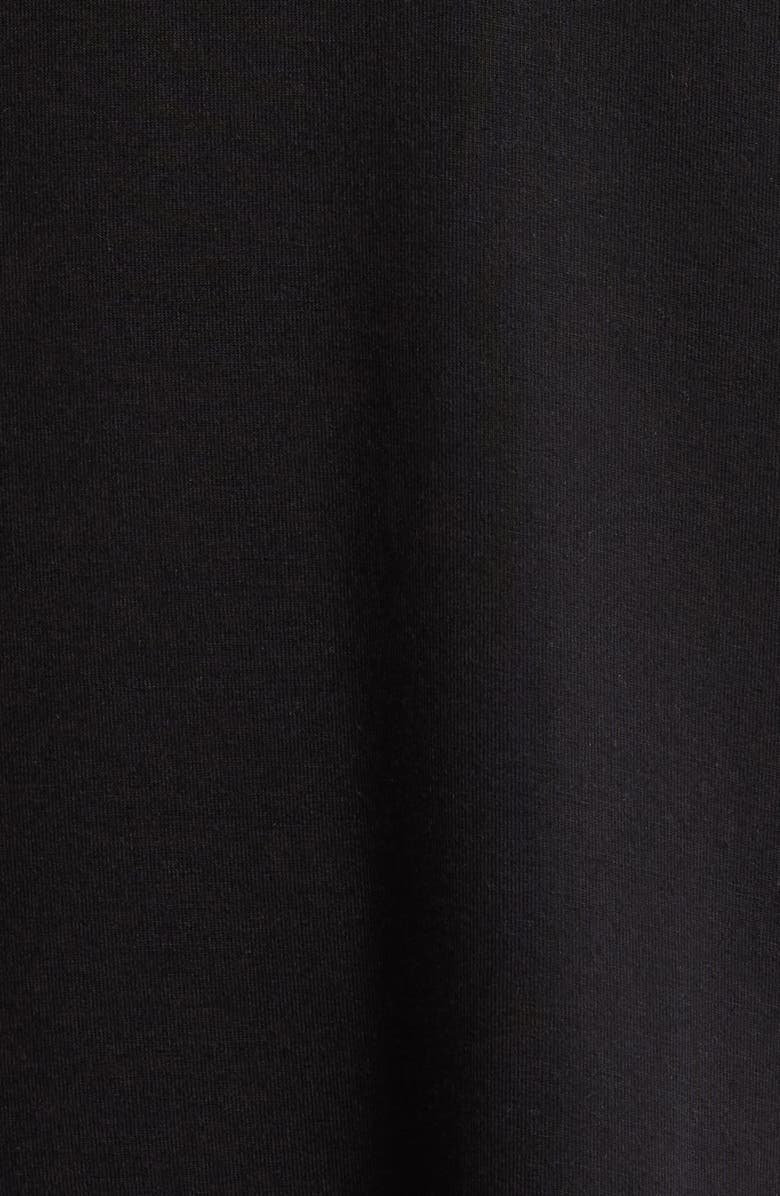 Nordstrom Moonlight Eco Lace Trim Nightshirt, Alternate, color, Black