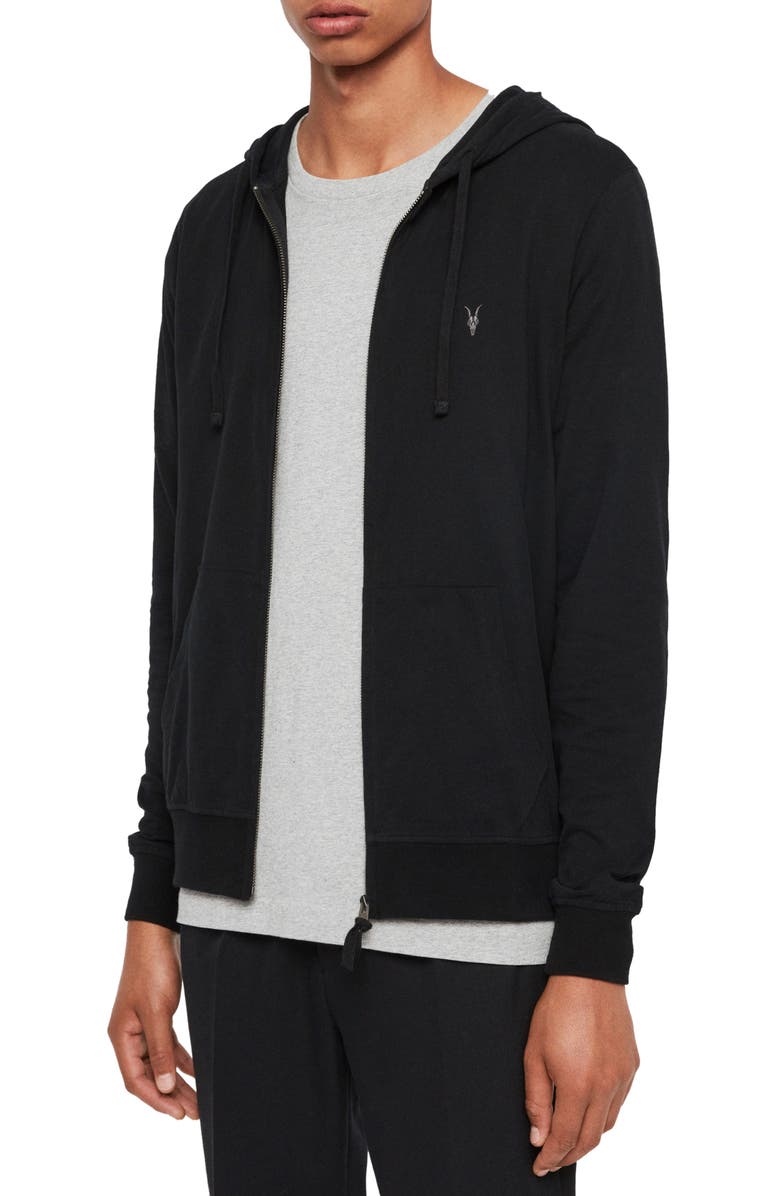 AllSaints Brace Zip Hoodie, Alternate, color, 