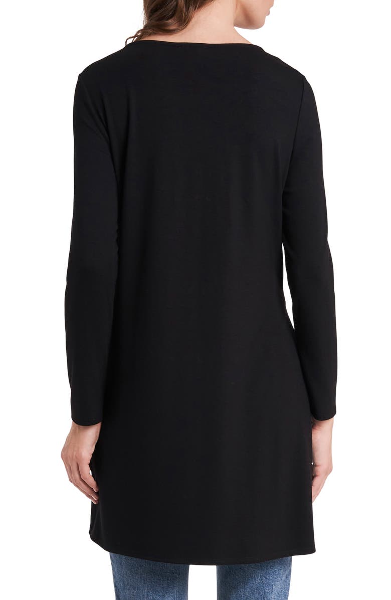 Vince Camuto High/Low Cutout Long Sleeve Tunic, Alternate, color, 
