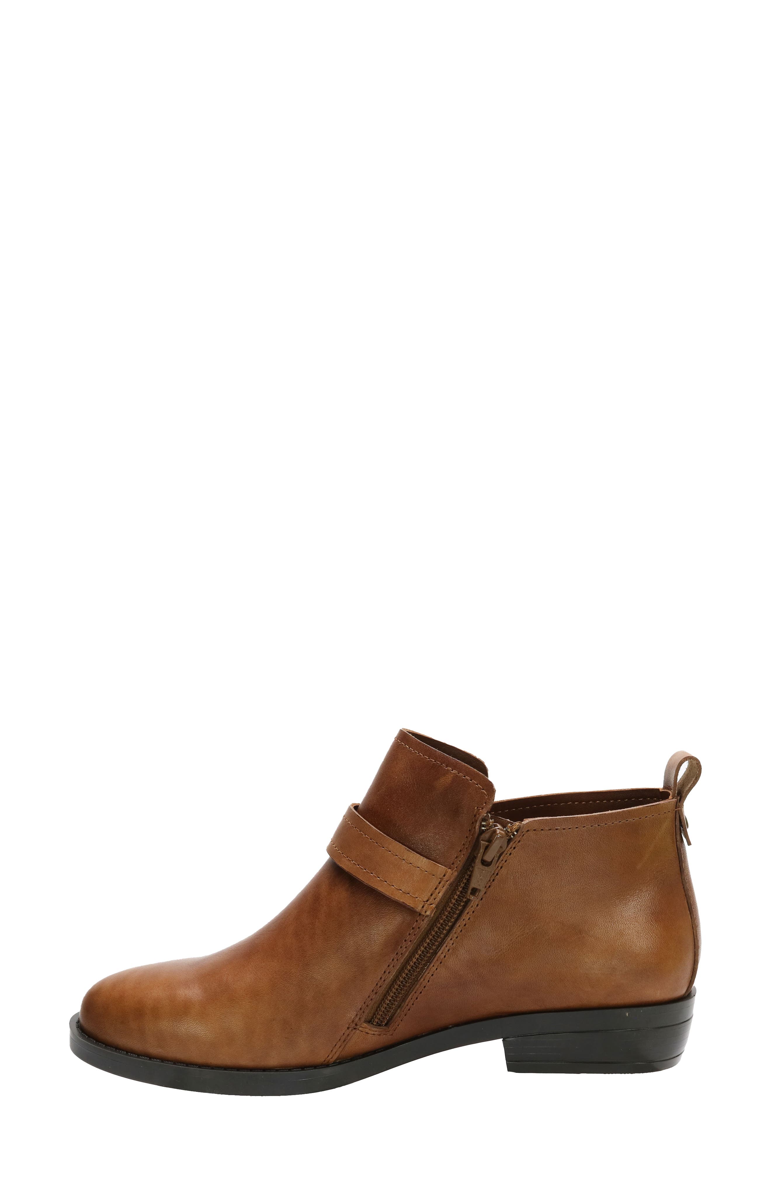 Maizy Leather Bootie, Alternate, color, LUGGAGE