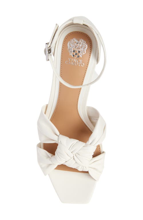 Vince Camuto Liyba Ankle Strap Sandal In White