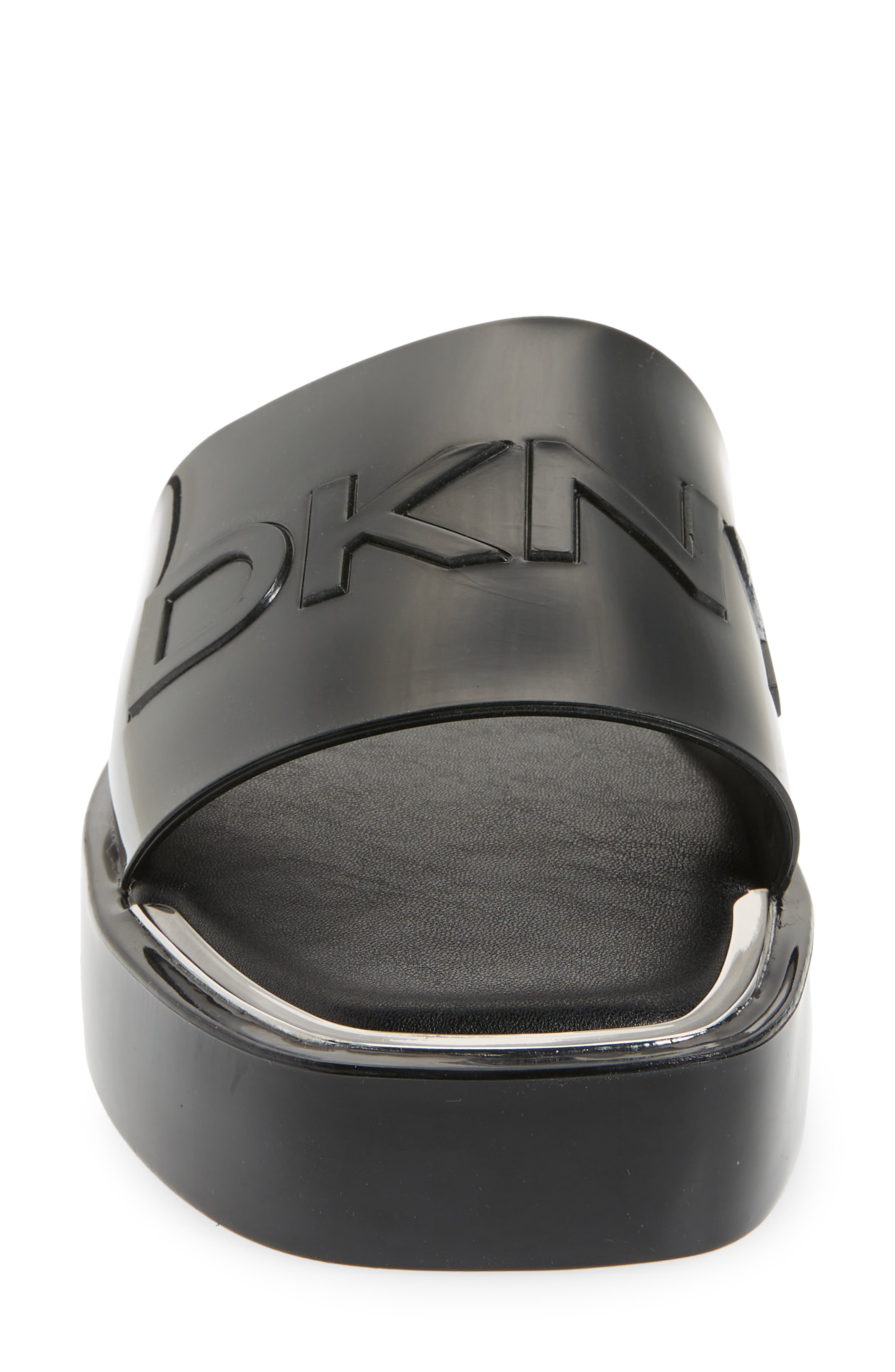 DKNY Laren Platform Slide Sandal, Alternate, color, 