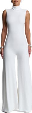 Naked Wardrobe Scrunch Neck Straight Leg Jumpsuit