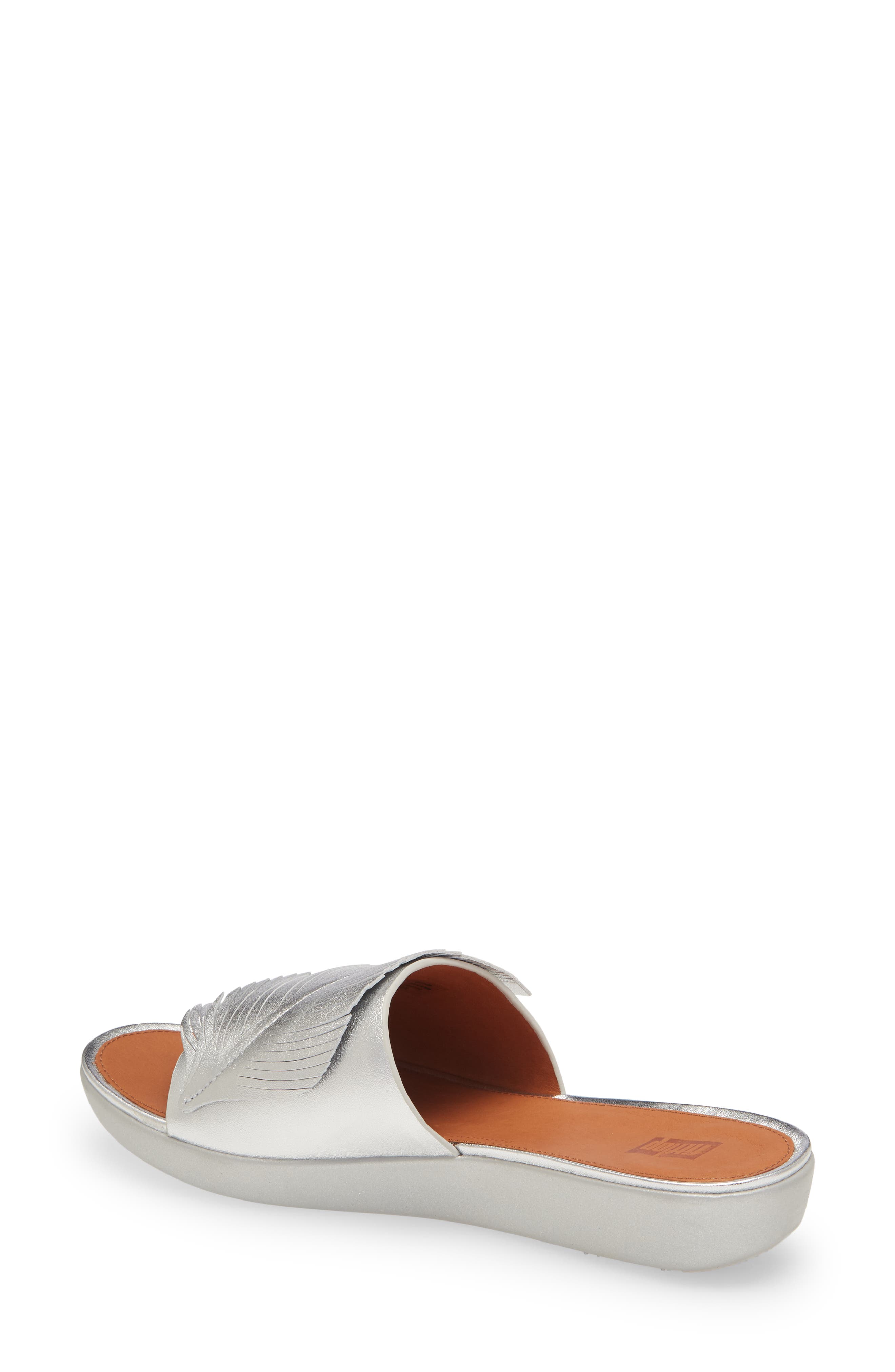 Sola Slide Sandal, Alternate, color, SILVER