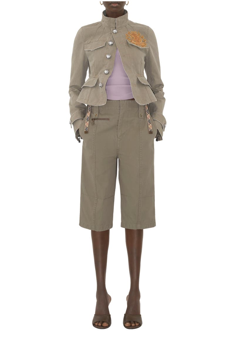 Burberry B Crest Cotton Tailored Jacket, Main, color,