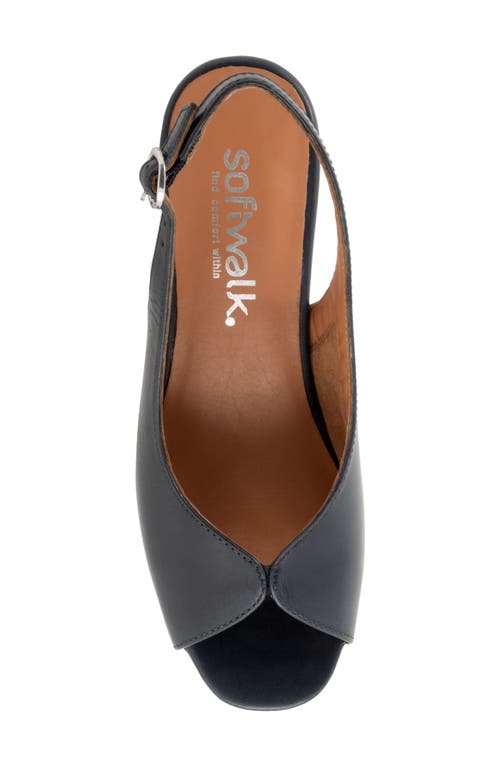 Softwalk ® Lakewood Slingback Sandal In Navy