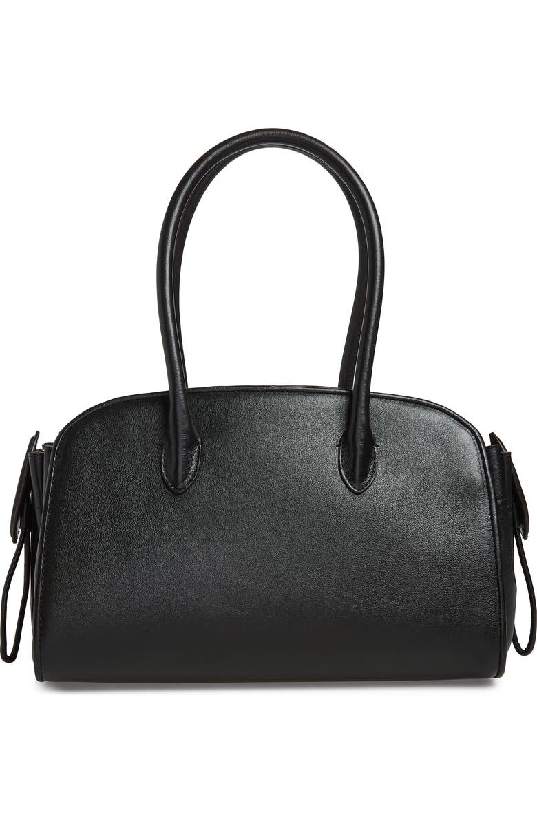Marni Small Tulipea Top Handle Bag, Alternate, color, Black