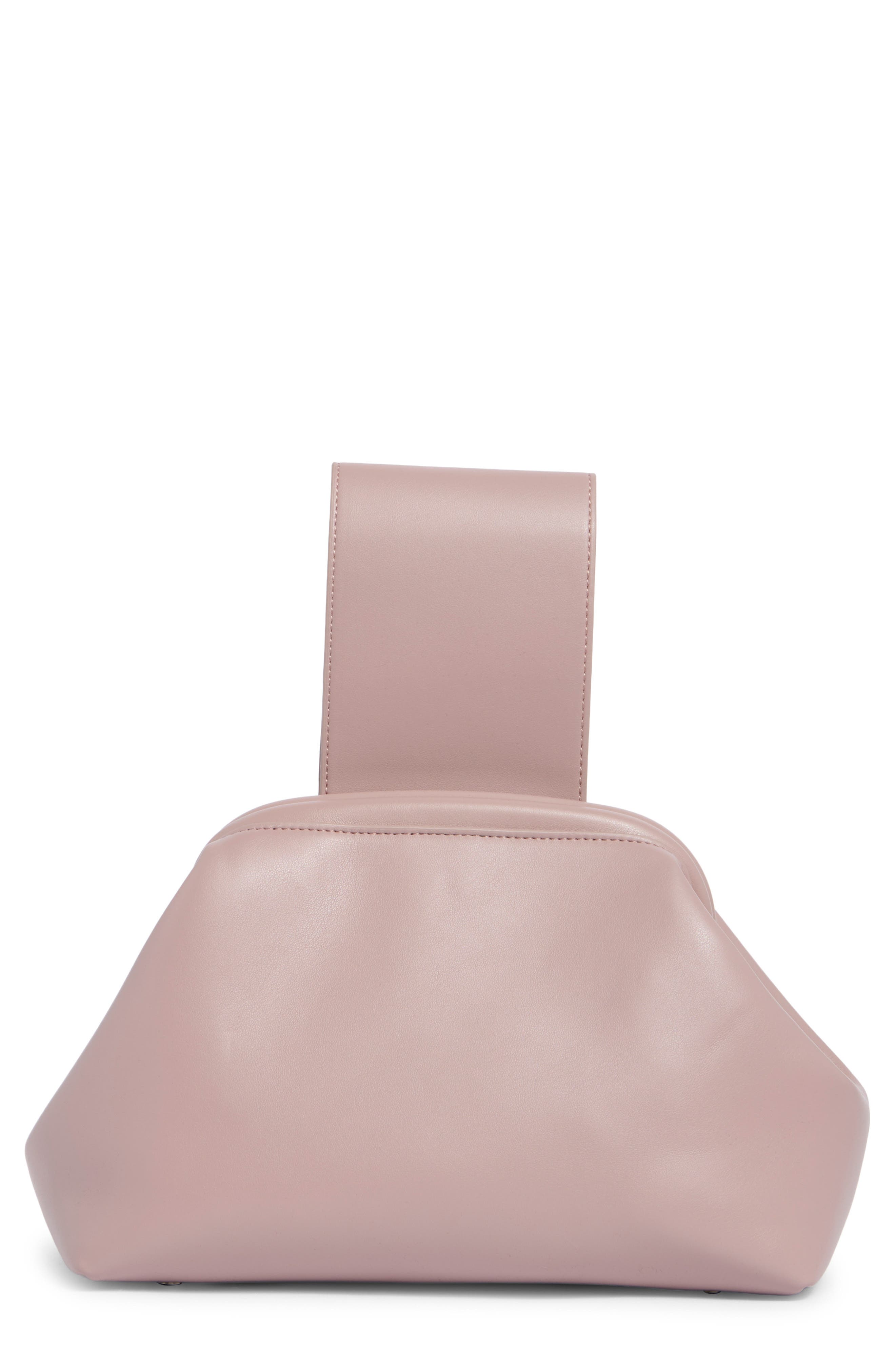 Bcbg Frame Clutch In Dusty Pink