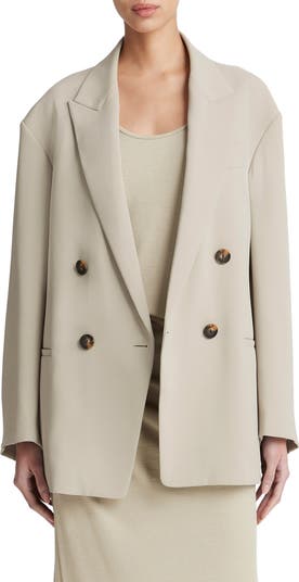 Double Breasted Crepe Blazer
