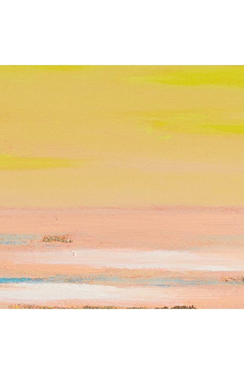 WILLOW ROW Sunset Canvas Framed Wall Art, Alternate, color, Golden