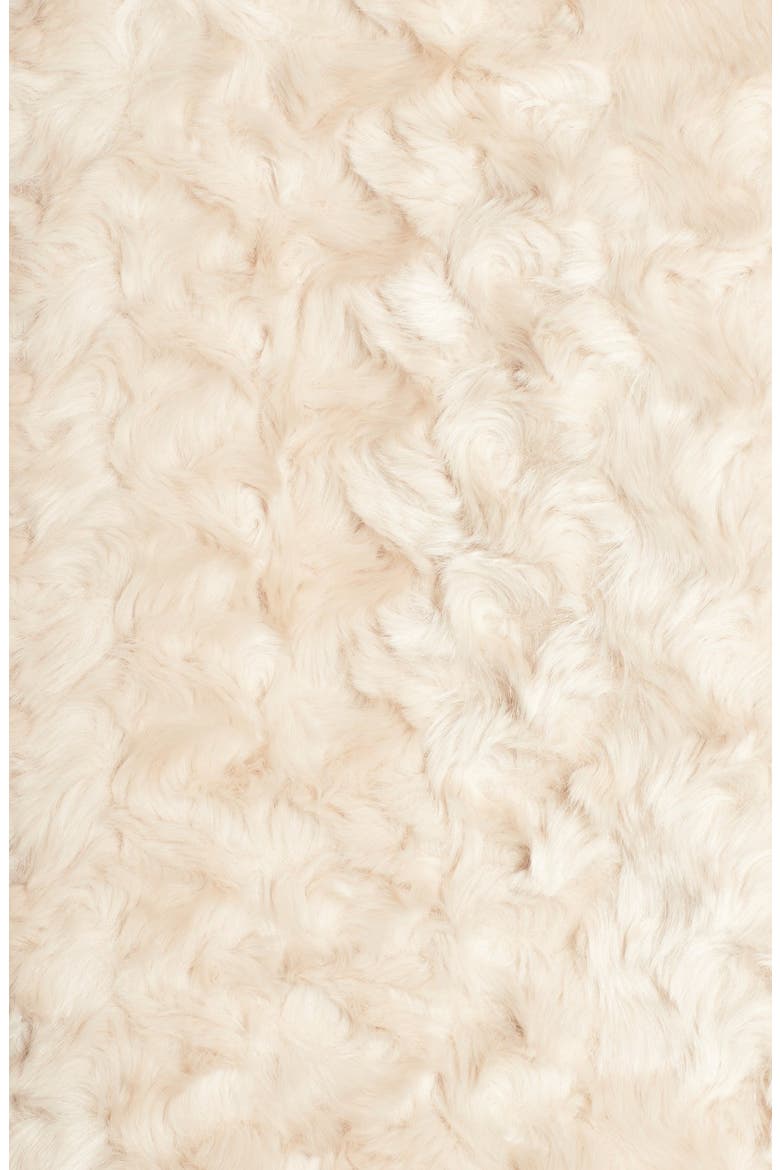 'Sheri' Drape Front Faux Fur Vest, Alternate, color, LIGHT TAUPE