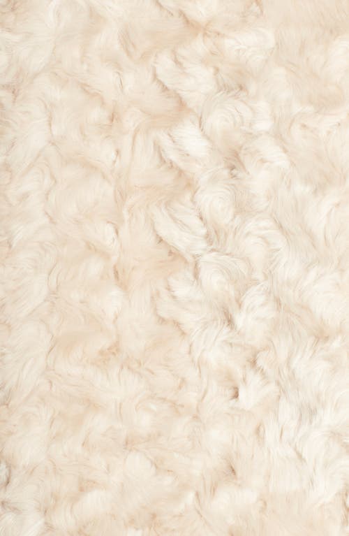 Tart 'sheri' Drape Front Faux Fur Vest In Brown