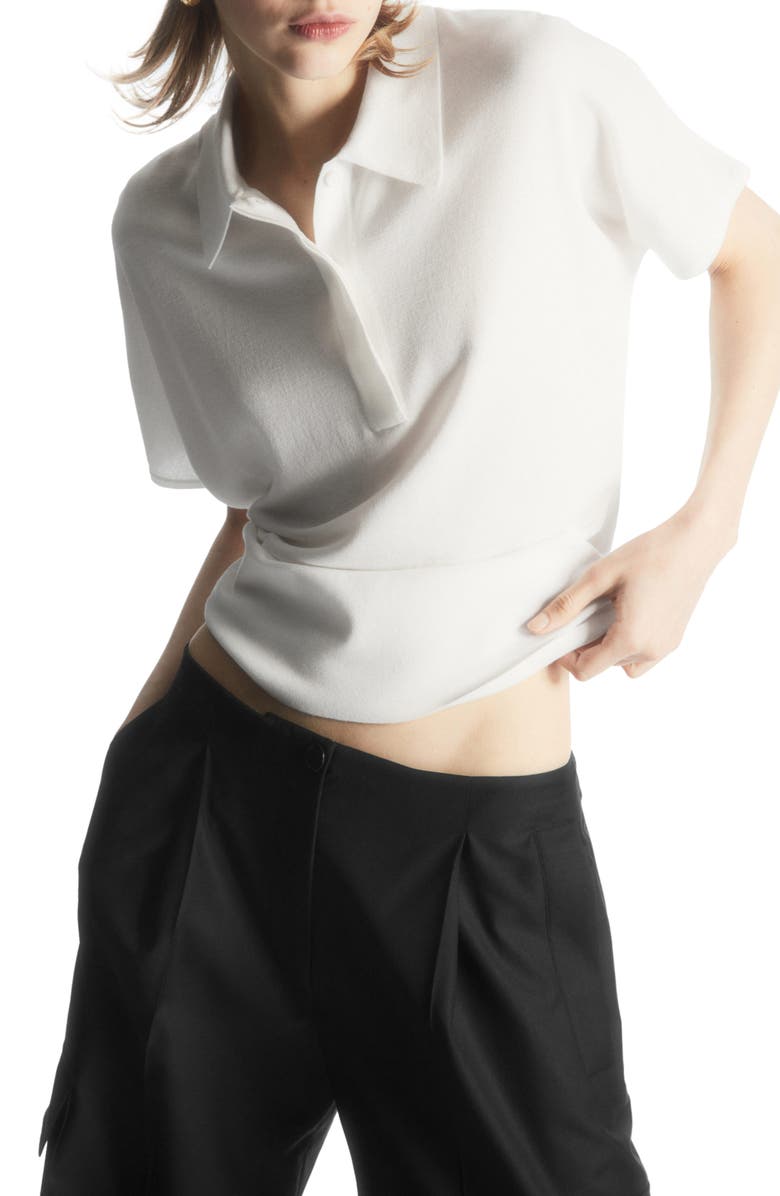 COS Knit Polo, Main, color, 