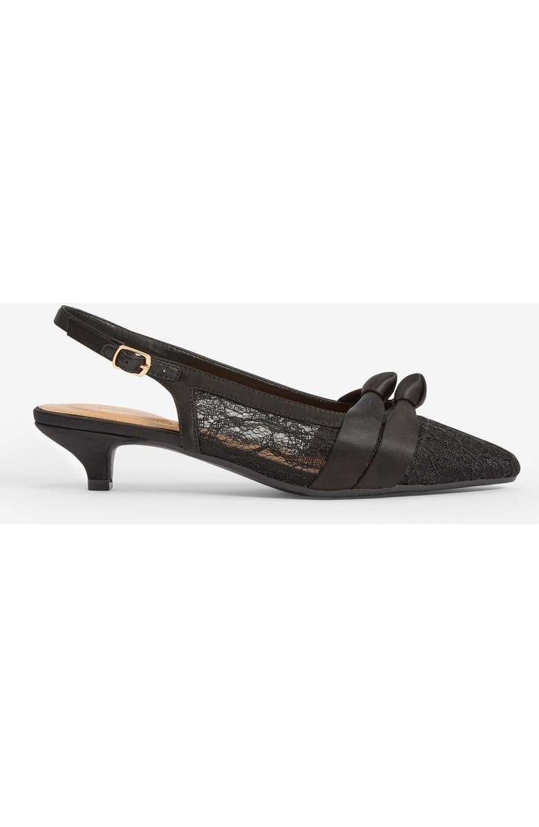 Comfortview The Poppy Slingback, Alternate, color, Black Lace