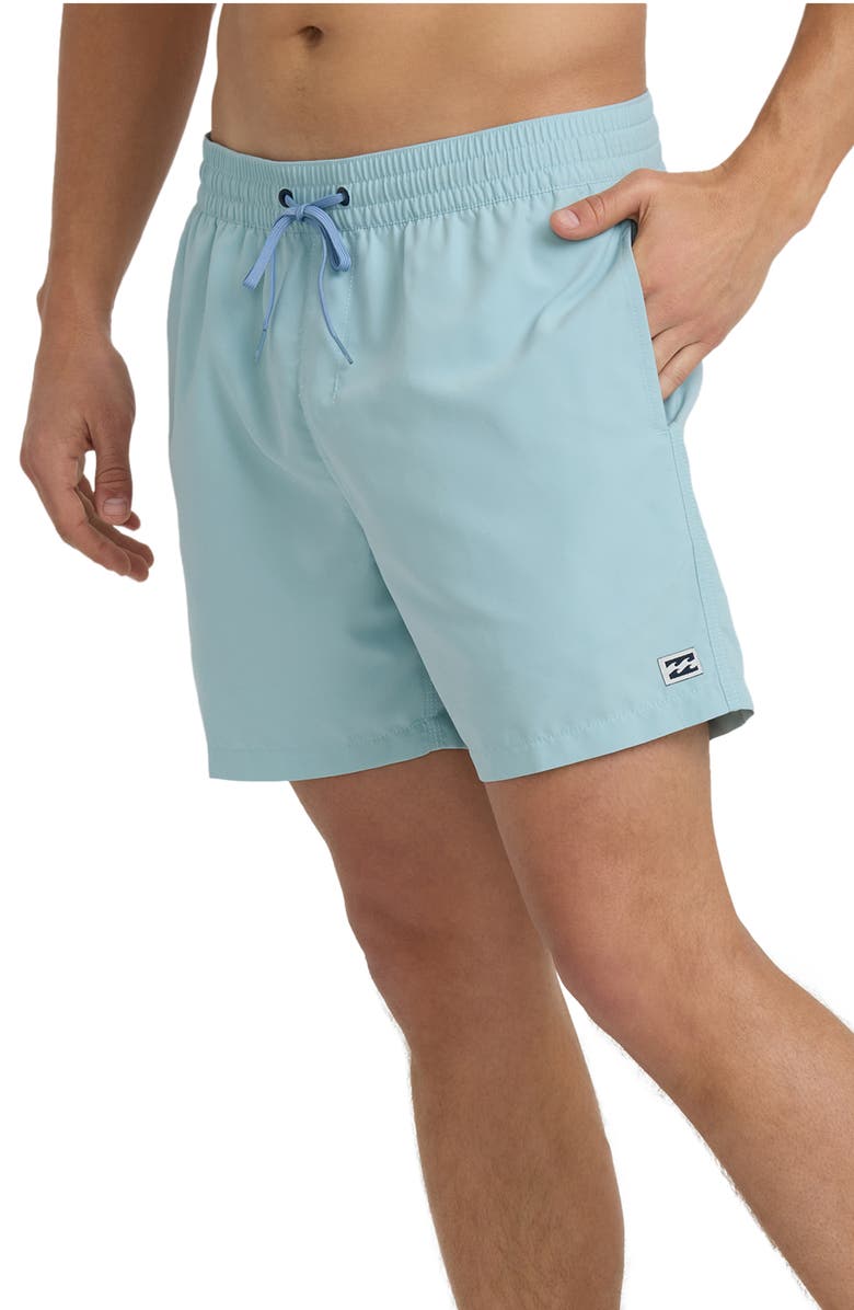 Billabong All Day Layback Swim Trunks, Alternate, color, Dry Blue Wash