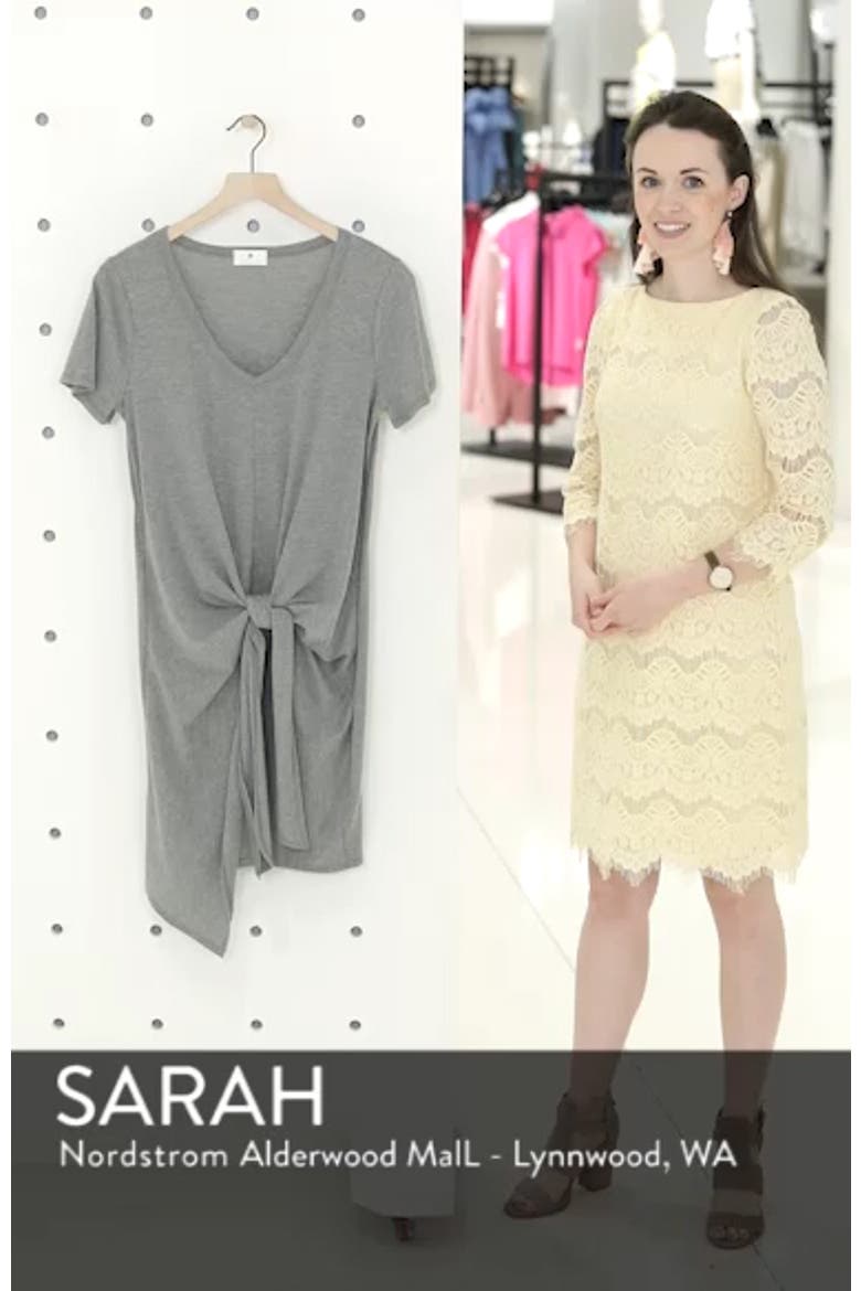Tie Waist T-Shirt Dress video