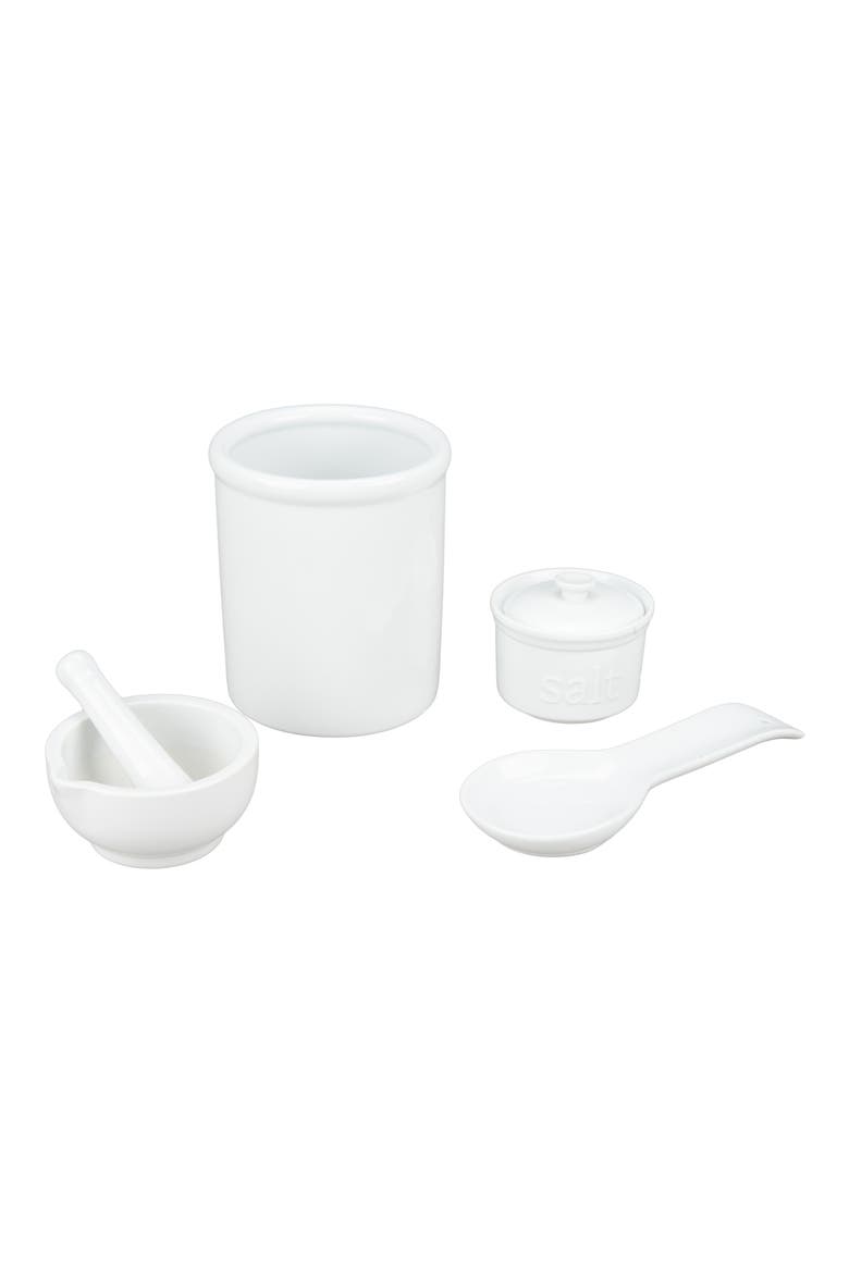 4-Piece Counter Accessory Set, Main, color, WHITE