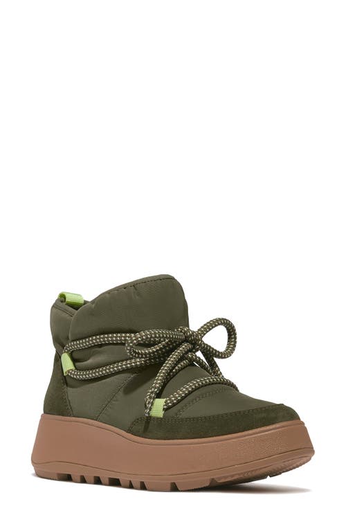 FitFlop Water Resistant Winter Boot in Deep Olive 