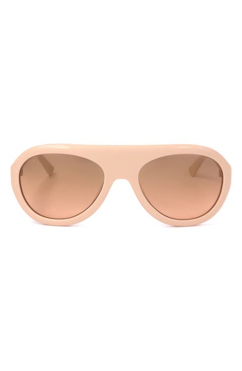 57mm Aviator Sunglasses