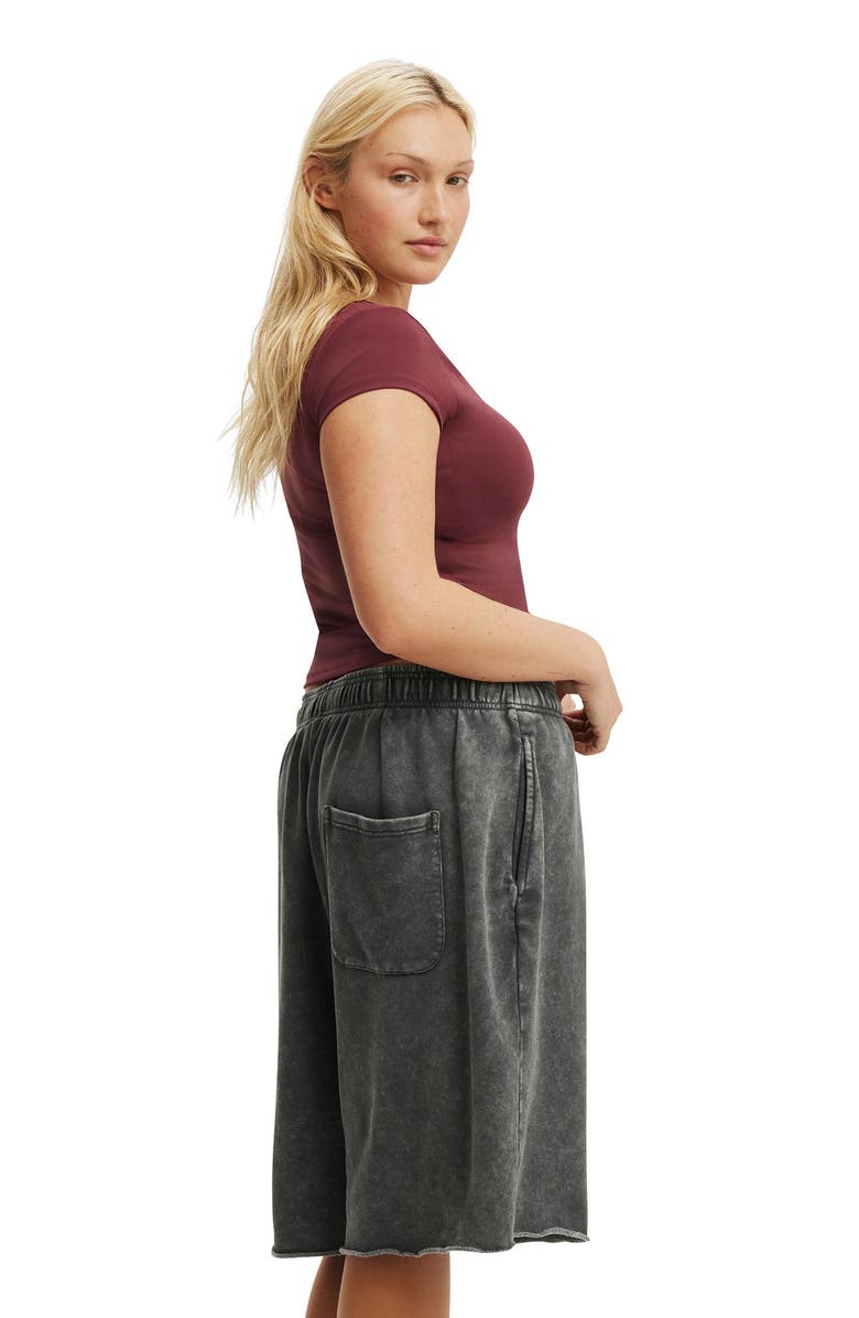 Cotton On Women's Classic Fleece Jort, Alternate, color, 