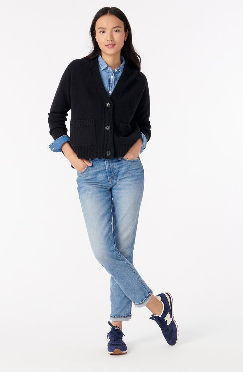 J.Crew Crop Cardigan Sweater, Alternate, color,