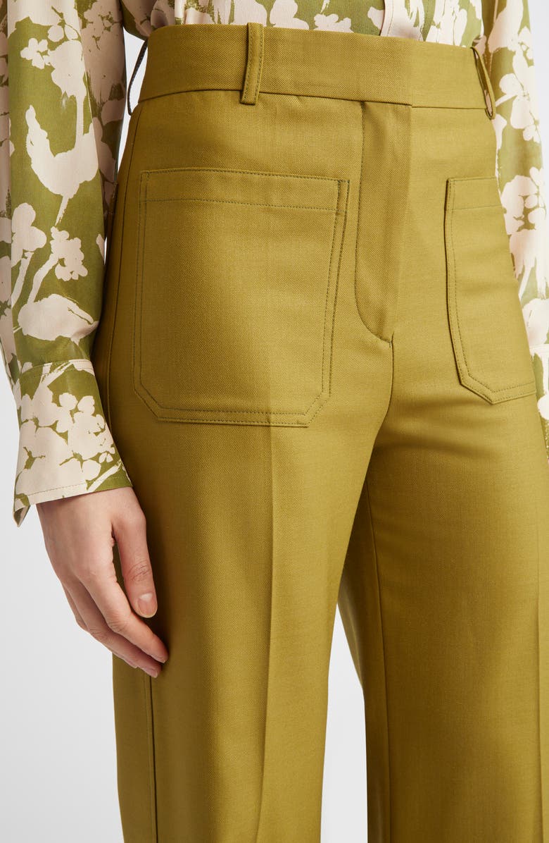 Victoria Beckham Alina Wide Leg Trousers, Alternate, color, 
