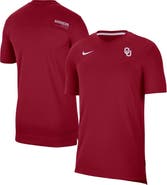 Nike Men's Nike Crimson Oklahoma Sooners 2022 Coaches UV Performance T-Shirt
