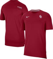 Nike Men's Nike Crimson Oklahoma Sooners 2022 Coaches UV Performance T-Shirt