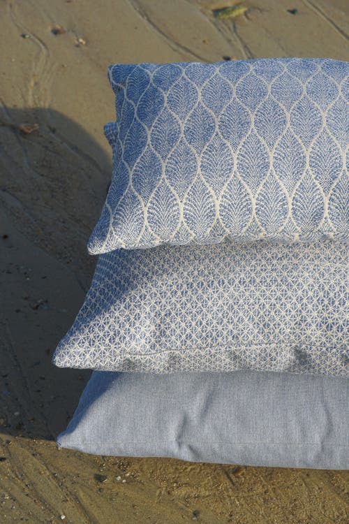 Anaya Pure Air Coastal Breeze Outdoor Pillow In Blue
