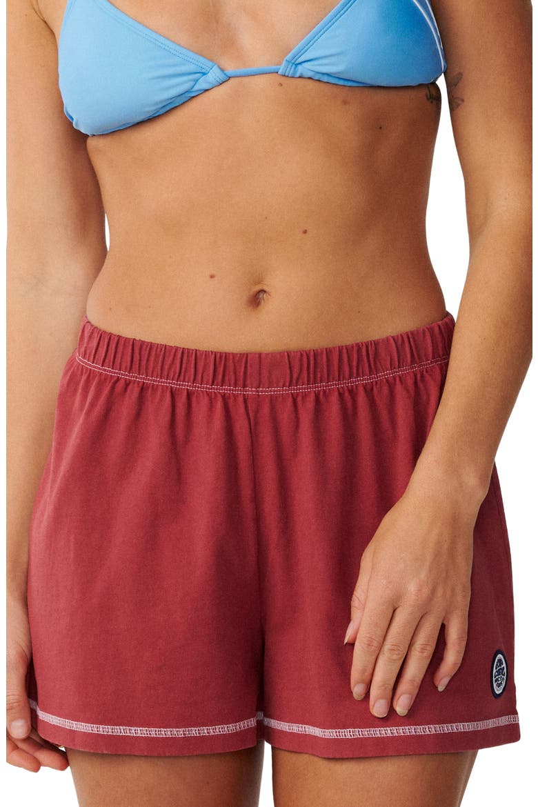 Jersey Shorts, Main, color, PLUM