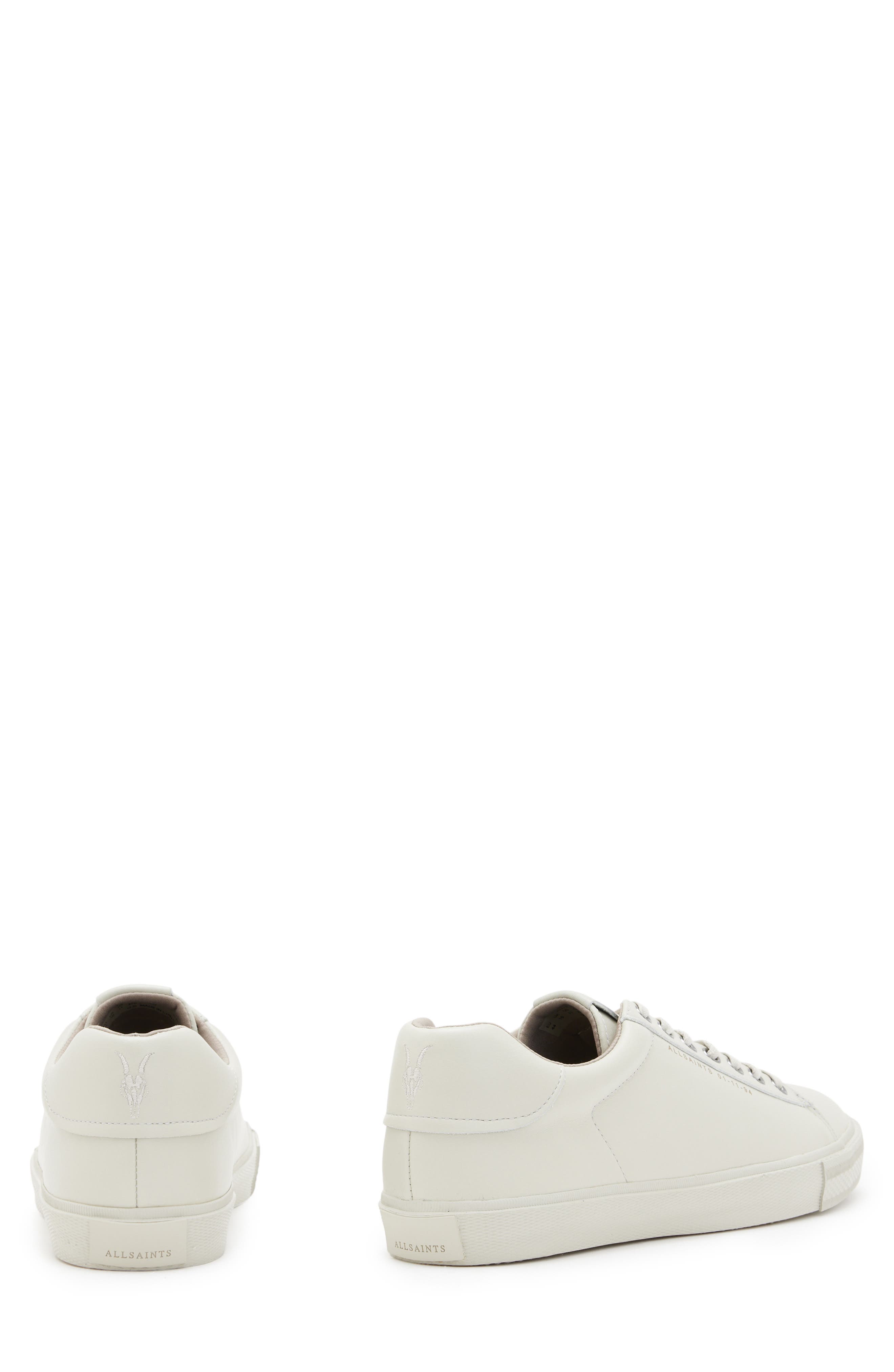 AllSaints Brody Low Top Sneaker, Alternate, color, Chalk White