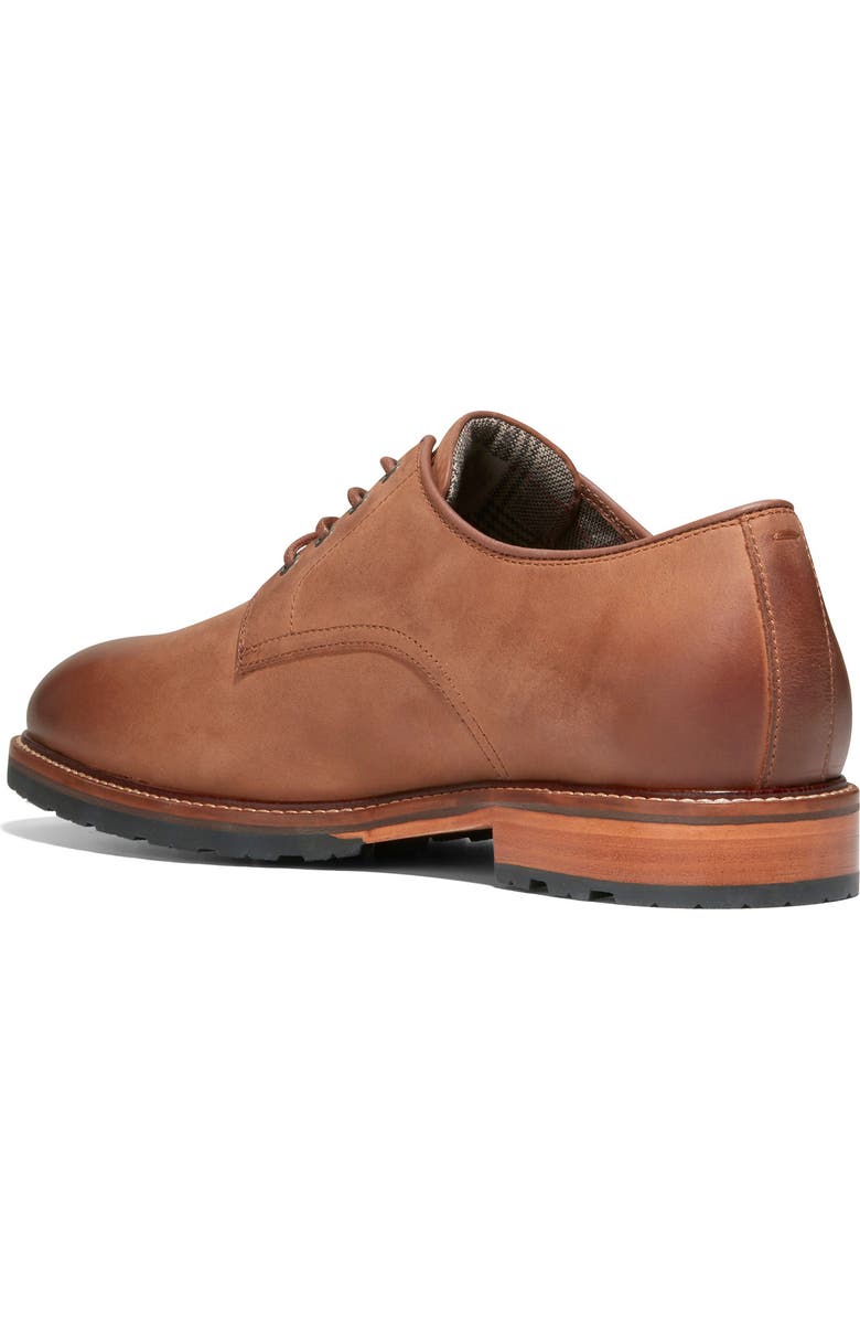 Cole Haan Berkshire Lug Water Resistant Derby, Alternate, color, Dark Sequoia Waxy