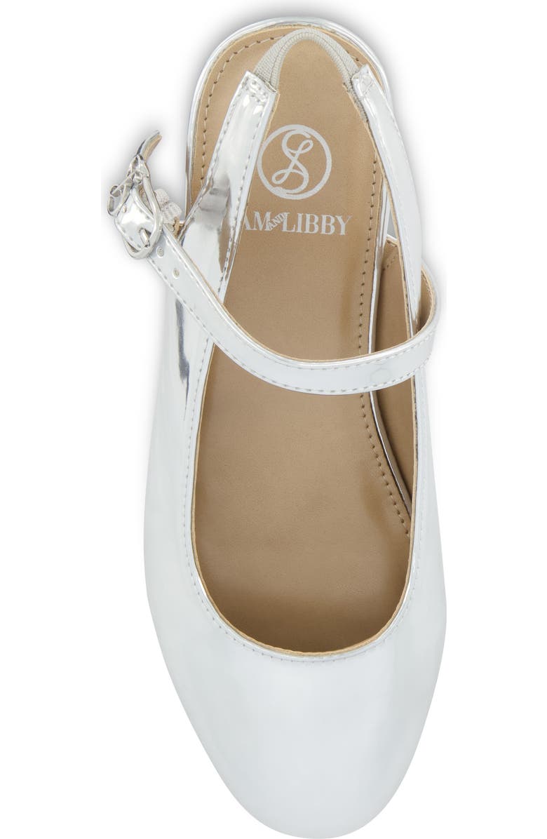 SAM & LIBBY Kids' Bianca Grace Mary Jane Dress Shoe, Alternate, color, Silver