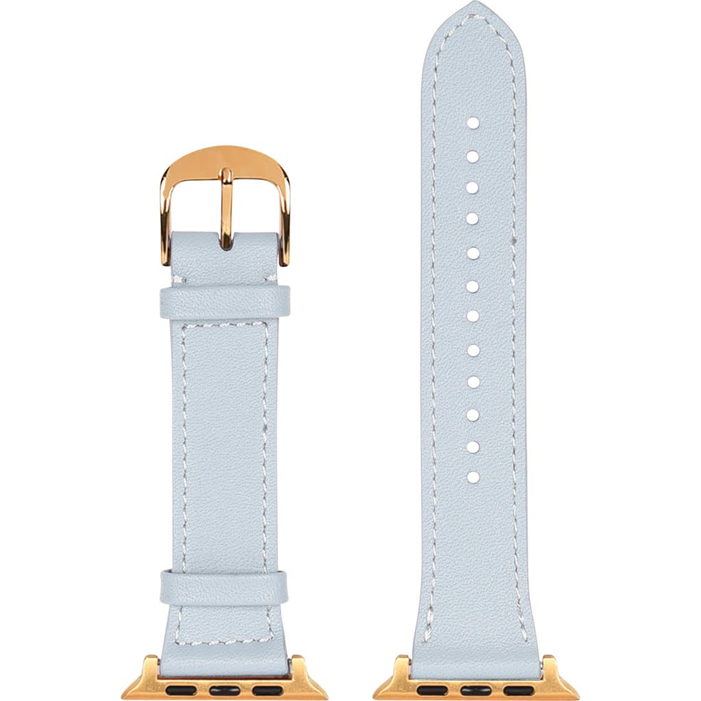 Hyer Goods Upcycled Leather Apple Watch Band In Multi
