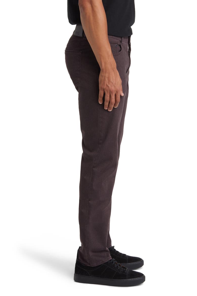 Cooper Hi Flex Microprint Five-Pocket Straight Leg Pants, Alternate, color, PORTOBELLO