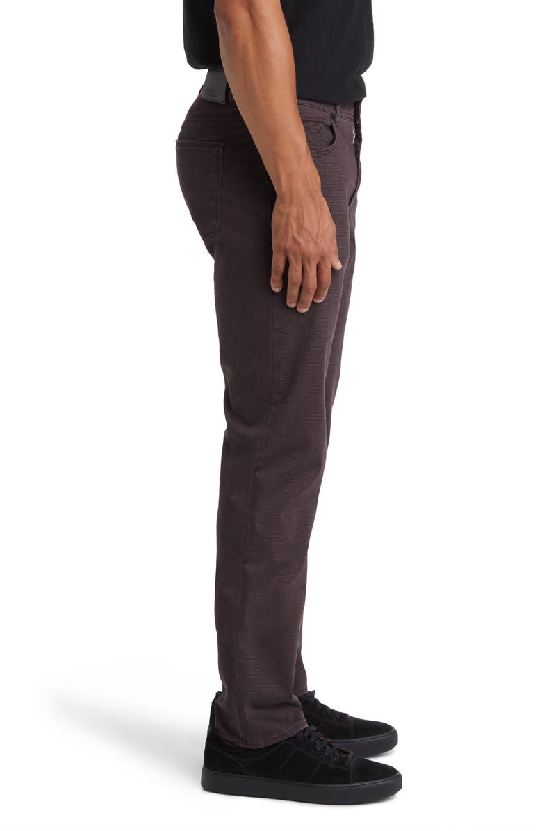 Brax Cooper Hi Flex Microprint Five-Pocket Straight Leg Pants, Alternate, color, 