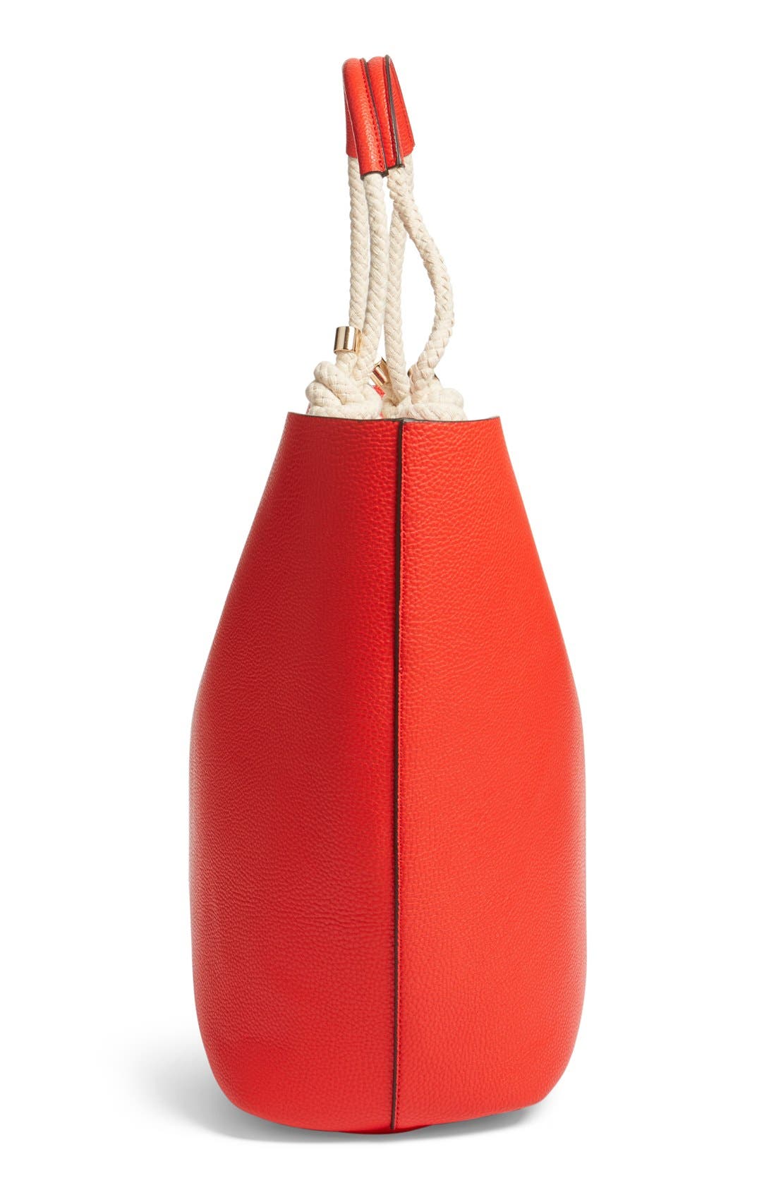 Phase 3 Rope Handle Faux Leather Tote, Alternate, color, 