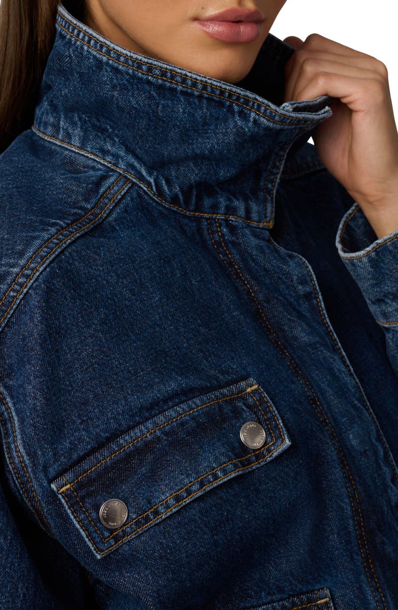 Joe's The Farah Zip Denim Jacket, Alternate, color, Ripple