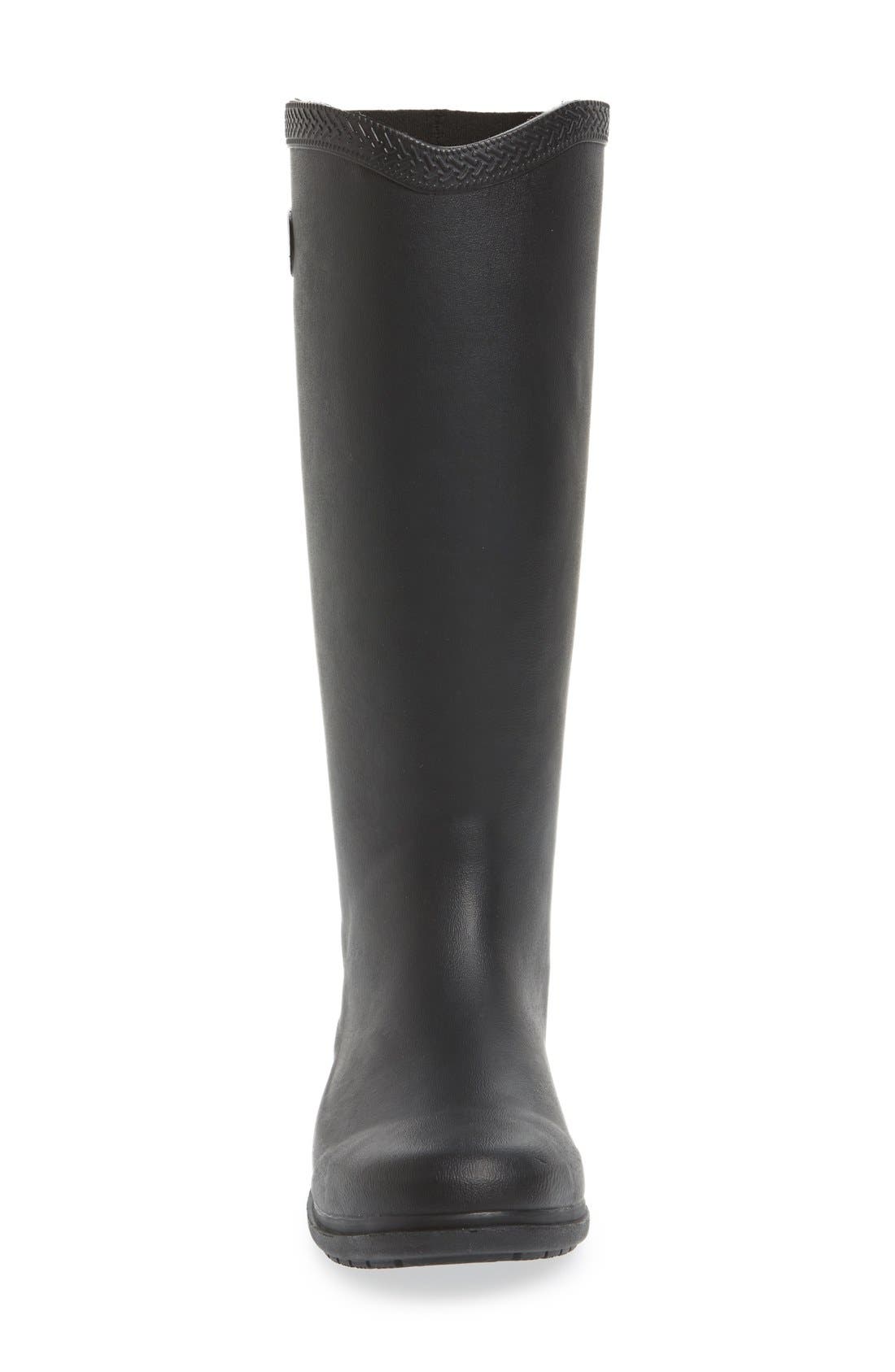 Havaianas 'Galochas Hi Matte' Waterproof Rain Boot, Alternate, color, 