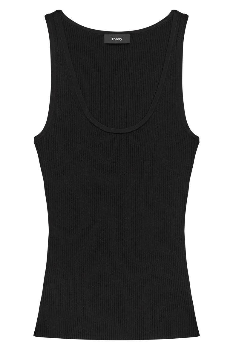 Compact Rib Tank, Alternate, color, BLACK