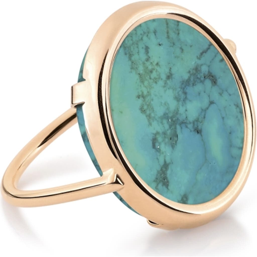 Ginette Ny Disc Ring In Gold