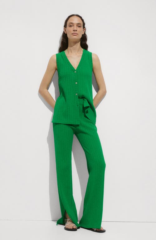 Mango Open Stitch Sweater Pants