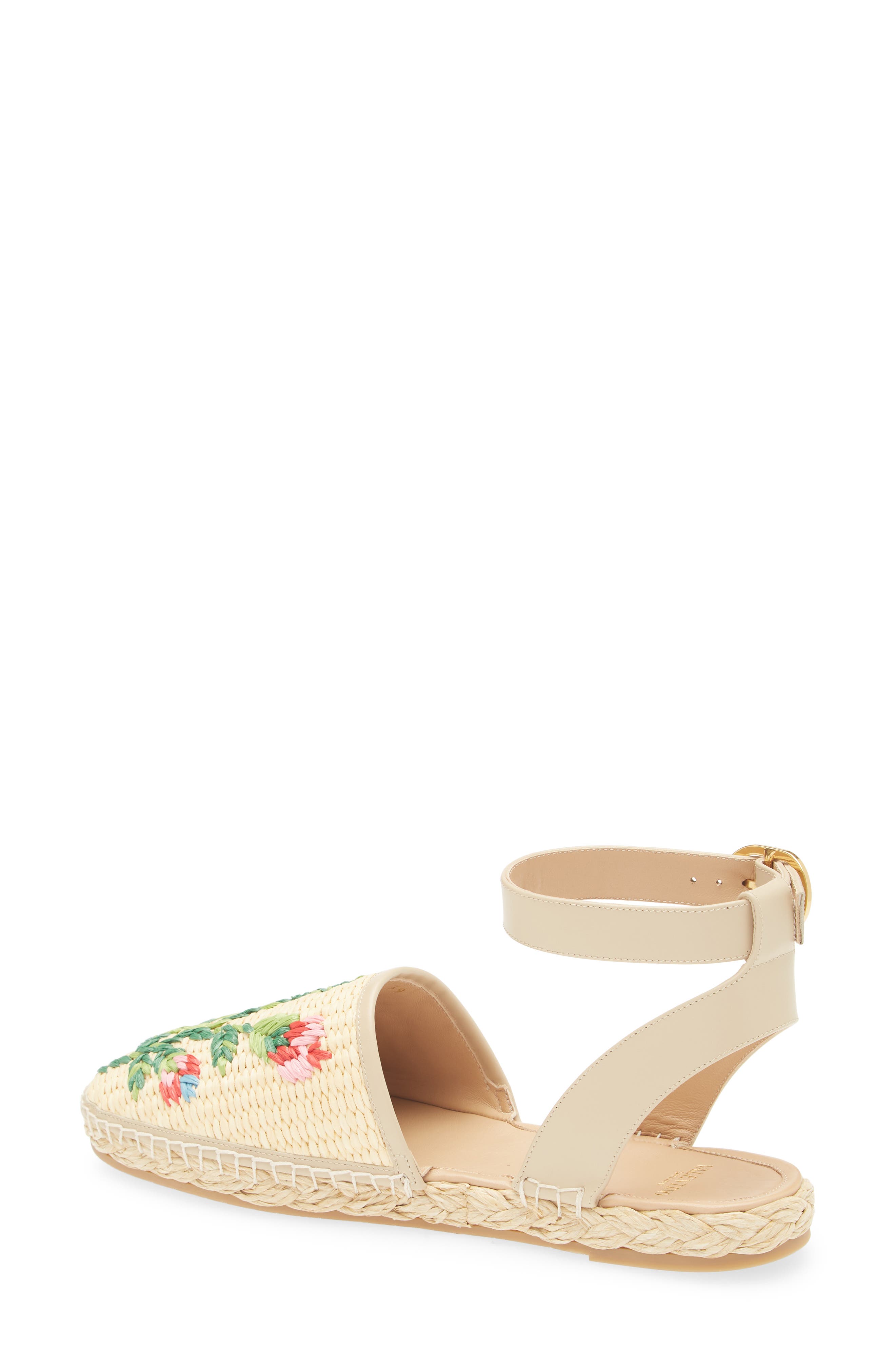 Valentino Garavani Bribri Ankle Strap Espadrille, Alternate, color, Natural