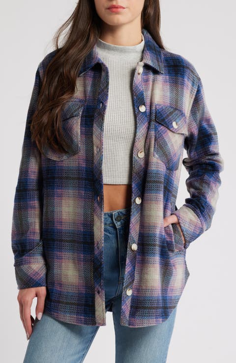Plaid Polar Fleece Shacket