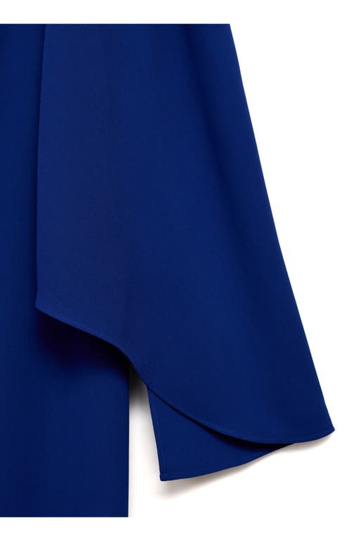 Mango Long Flared Sleeve Column Dress