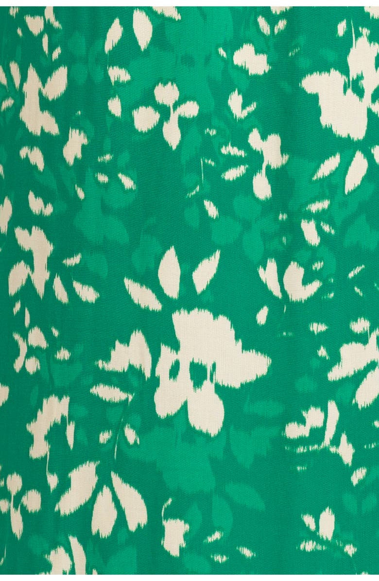 Seraphine Floral Tie Waist Maternity/Nursing Midi Dress, Alternate, color, 