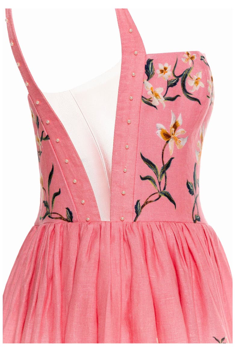Mielero Promesa Midi Dress, Alternate, color, Multicolor